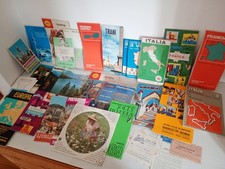 Lotto cartaceo Vintage anni 50/60/70/80 + di 150 articoli Francobolli Cartoline