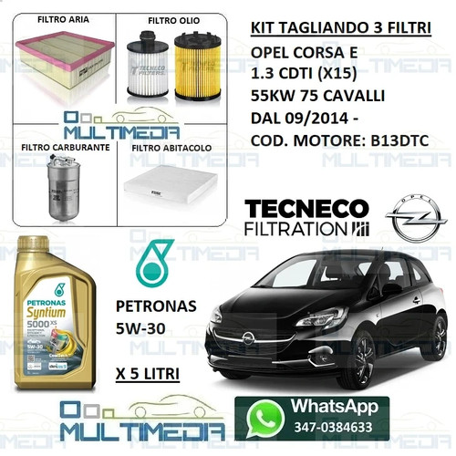 Kit tagliando filtri - tagliando, olio