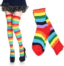 Calze autoreggenti parigine elastiche morbide calzini lunghi feste cosplay fiere