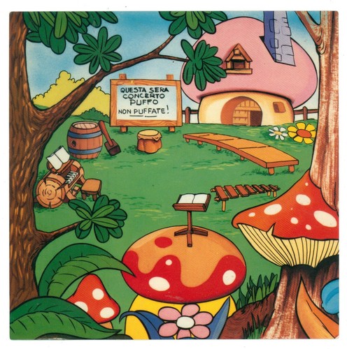 Scenografia mondo dei puffi - scenografia,