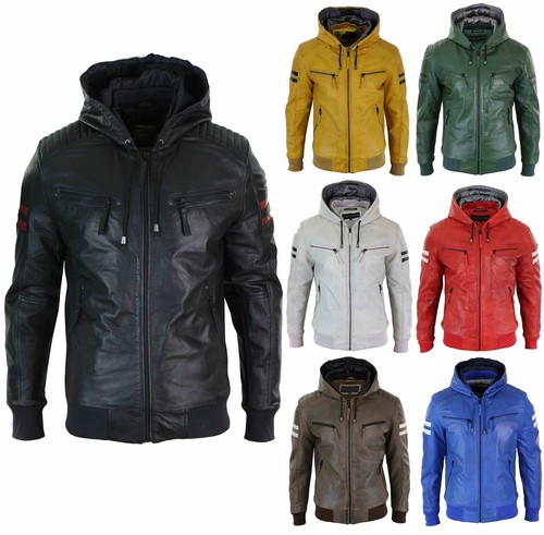 Giacca vera pelle uomo - in,