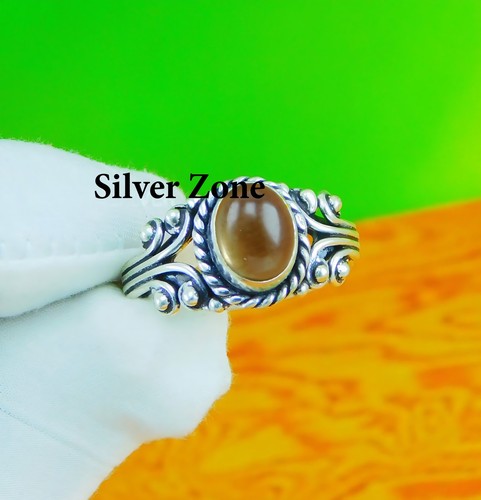Anello quarzo fumè argento - quarzo, |