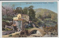 1913 - ANTICA CARTOLINA DI SANREMO - IMPERIA - PONTE FASCIAIRE - FORMATO PICCOLO