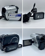 ?Sony Handycam DCR-DVD106E 40X RW DVD Caricatore Tracolla?