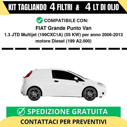 Tagliando per fiat grande - per,