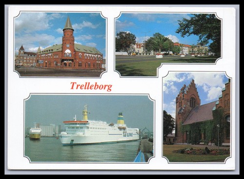 Cartolina trelleborg svezia - trelleborg,