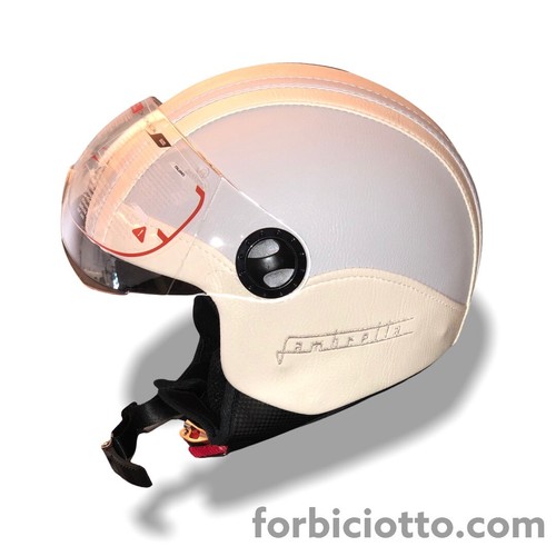 Casco vintage pelle - in,