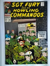 Sgt.Fury and His Howling Commando 60 F/VF 1968.Cents copy.First Printing.Marvel 