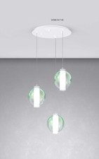 1215/S3 Sospensione a tre luci