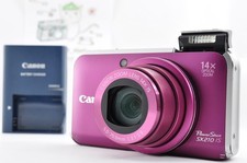*1 anno Wty for US* Canon PowerShot SX210 IS 14MP 14x fotocamera digitale...