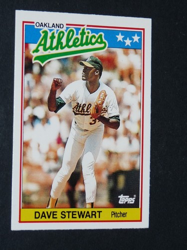 Baseball card topps mini 1988 - card,