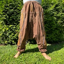 Pantaloni harem patchwork Goa