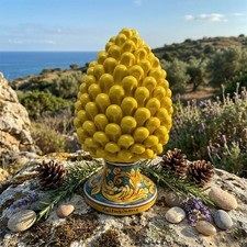 Pigna in ceramica siciliana di