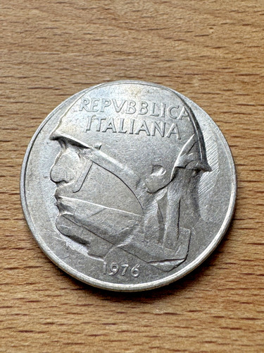 Lire aratro spiga 1976 - 10, aratro/spiga