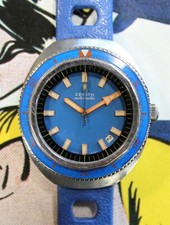 Zenith Sub Sea, A3637, 1000 mt, anno 1970 vintage, con scatola