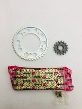 KIT TRASMISSIONE CATENA KIT TRANSMISSION CHAIN HONDA XL 500 DAL 1982 AL 1987