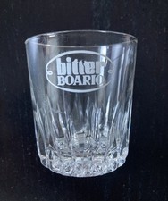 Boario Bitter bicchiere pubblicitario originale vintage scritta bianco