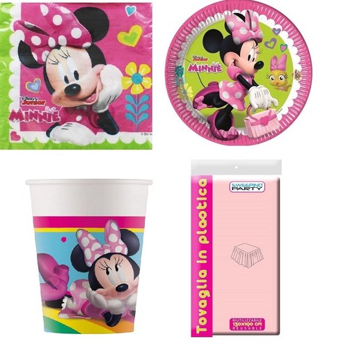Kit coordinato minnie festa - kit,