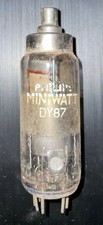 Valvola DY 87 vintage radio TV