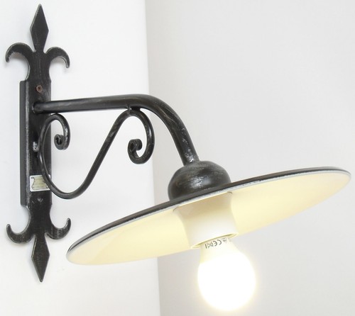 Lampada tulipano con piatto - lampada,