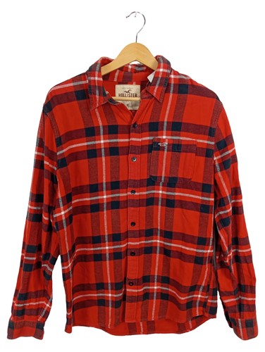 Hollister camicia uomo rossa - hollister,