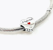 Ciondolo cuore charm - ciondolo,