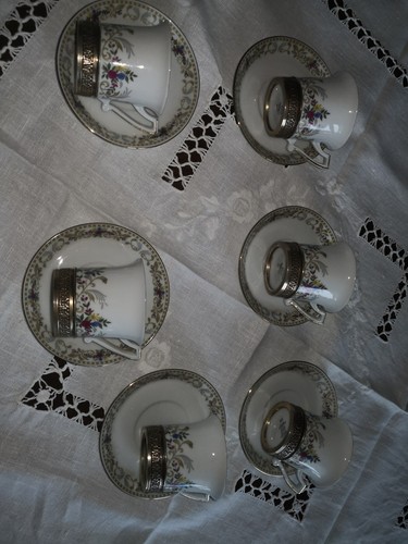 Tazzine argento 800 - , in