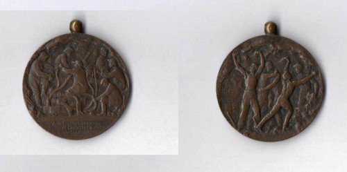Medaglia bronzo traforo - medaglia,