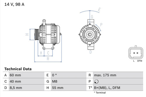 Generatore alternatore per