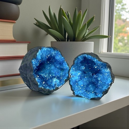 Geode calcite azzurro - , chiaro