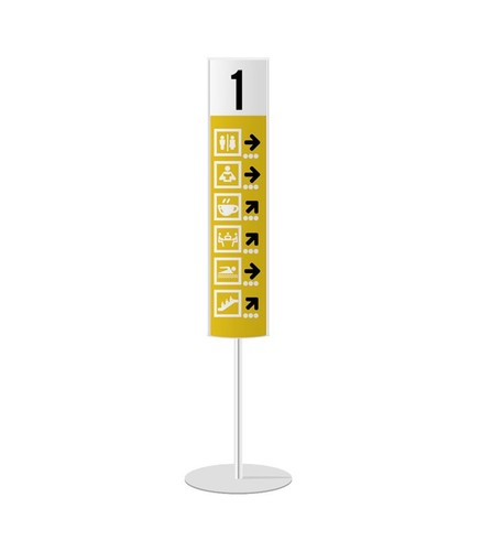 Totem pubblicitario espositore - totem,