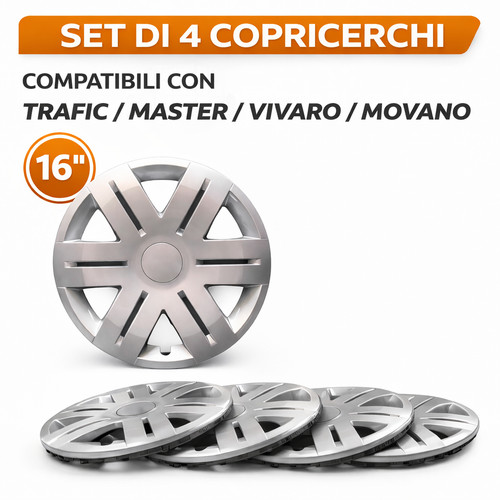 Set copricerchi - set, 4