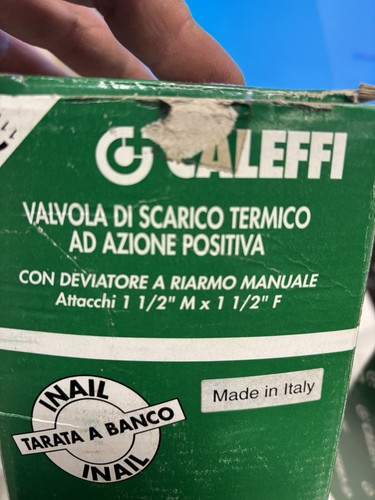 Caleffi valvola scarico - caleffi,