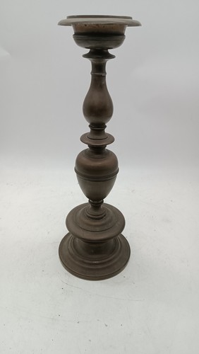 Candeliere bronzo antico - candeliere,