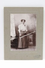 foto cartonata ragazza emigrati sud america italiani vitalini columbus s.f. cal.