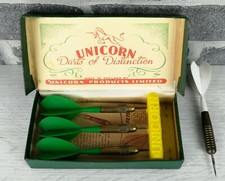 UNICORN DARTS OS DISTINCTION - DARDI - IN METALLO - ENGLAND - ANNI 50