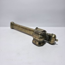 Antico Calamaio Da Viaggio In Ottone Persiano Dell'Ottocento