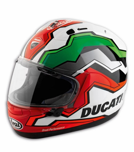 Casco bandiera ducati - corse, v8
