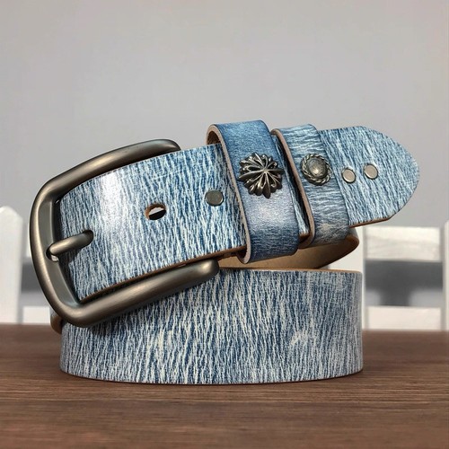 Real leather waist belt - leather,