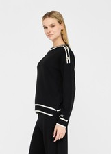 TF5230 03N66 MAGLIA LIU JO BETTER DONNA MAGLIETTA GIROCOLLO WOMAN CON LOGO