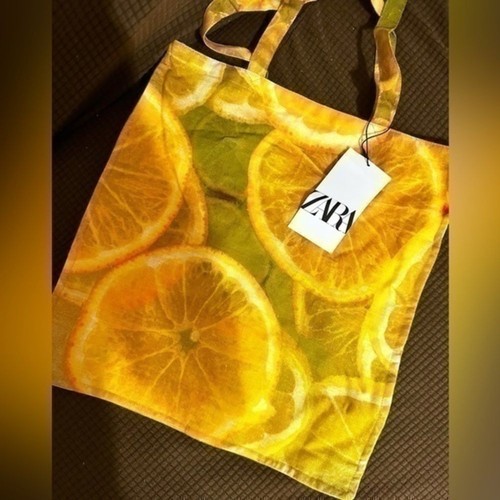 Borsa shopper tessuto zara - in,