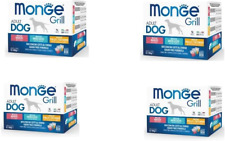 Monge Grill Dog Cane Cani Multipack Buste Pollo e Tacchino, Manzo, Merluzzo. 4 B