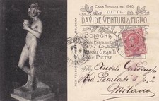 C419) BOLOGNA, DAVIDE VENTURI E FIGLIO, MARMI, GRANITI E PIETRE.