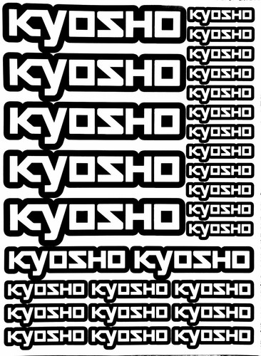 Adesivi kyosho decals sticker - decals,