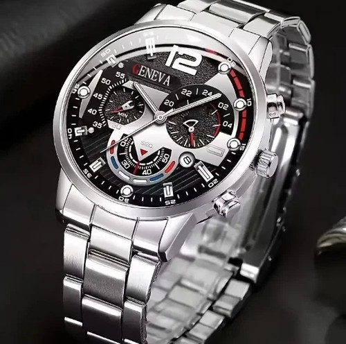 Geneva orologio uomo - geneva, sportivo