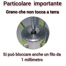 TESTINA UNIVERSALE IN ALLUMINIO X DECESPUGLIATORE TAGLIA ERBA 4 FILI A VITE INT.