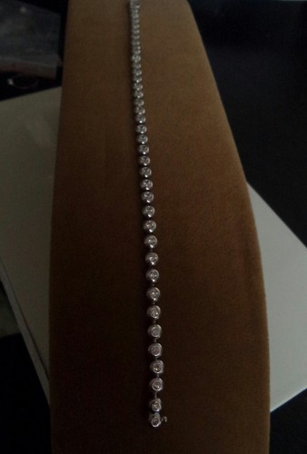 Bracciale tennis oro bianco - bracciale,