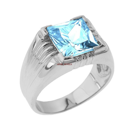Naturale topazio blu con 14k - naturale,