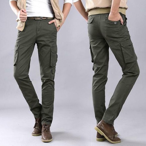 Pantalone uomo cargo militare