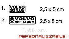 4X ADESIVI VOLVO GPS  SECURITY